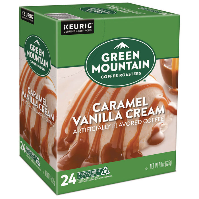 Caramel Vanilla Cream Coffee K-Cups, 96/Carton