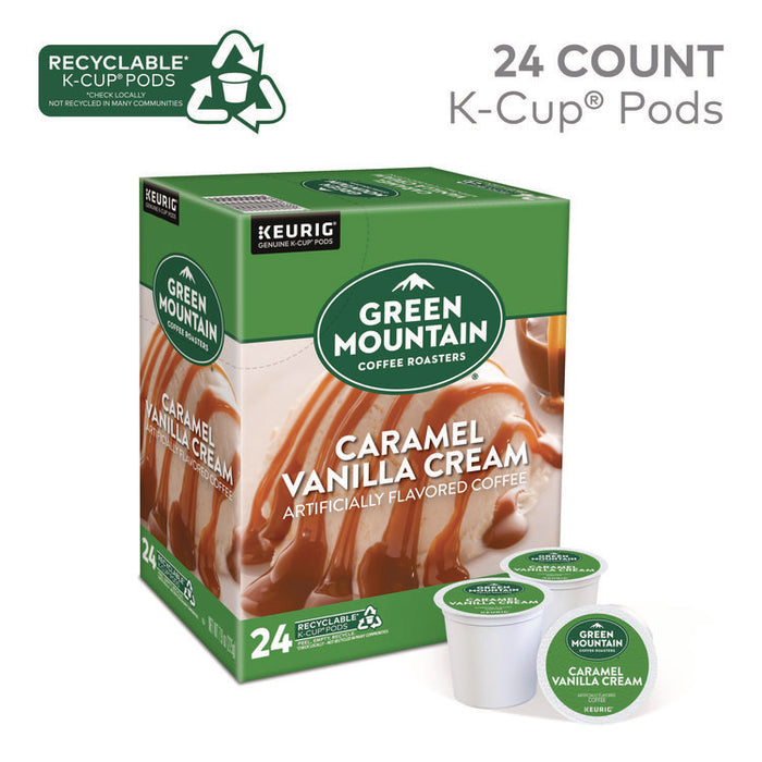 Caramel Vanilla Cream Coffee K-Cups, 96/Carton
