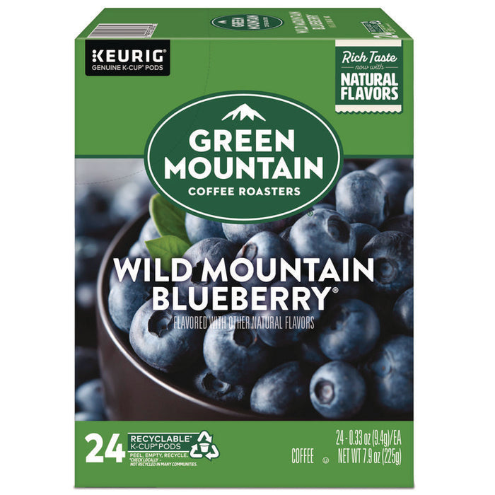 Fair Trade Wild Mountain Blueberry Coffee K-Cups, 24/Box