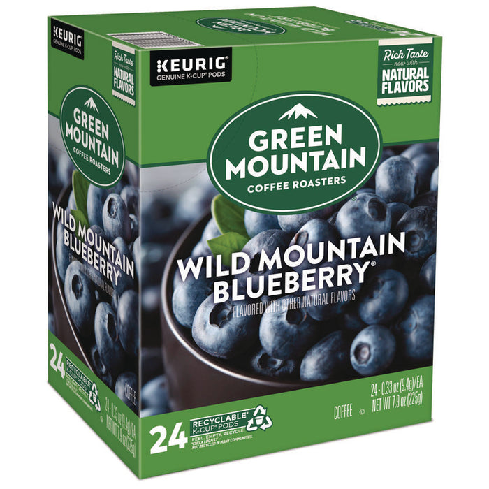 Fair Trade Wild Mountain Blueberry Coffee K-Cups, 24/Box