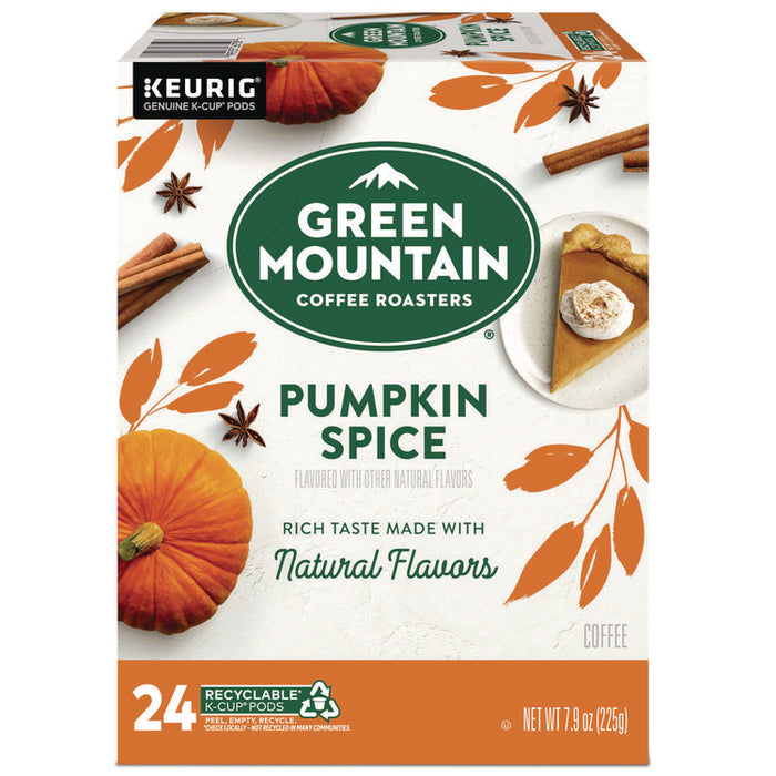 Fair Trade Certified Pumpkin Spice Flavored Coffee K-Cups, 24/Box