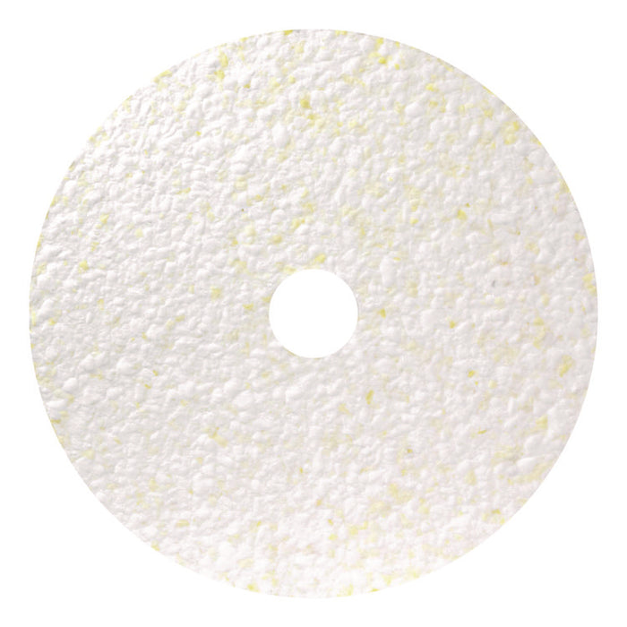 Toro Floor Pad, 14" Diameter, White/Brown/Yellow, 2/Carton