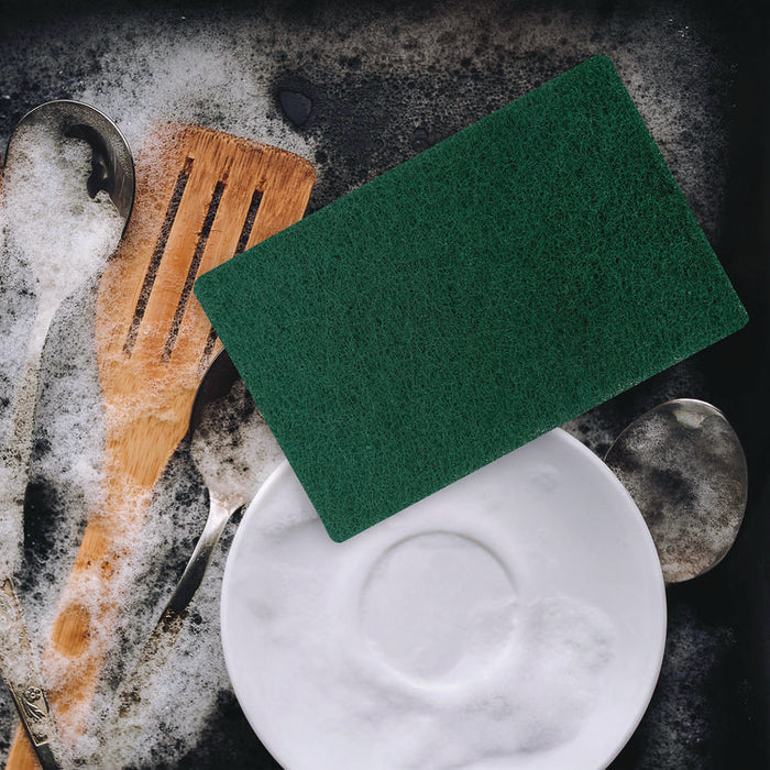 90-96 Medium Duty Hand Cleaning Pad, 6 x 9, Green, 20/Carton