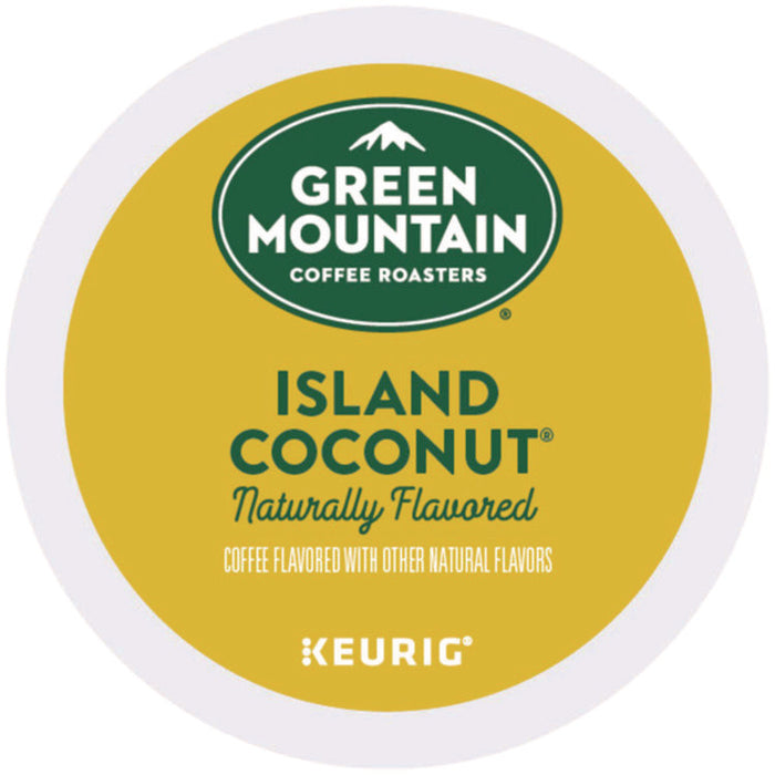 Island Coconut Coffee K-Cup Pods, 24/Box