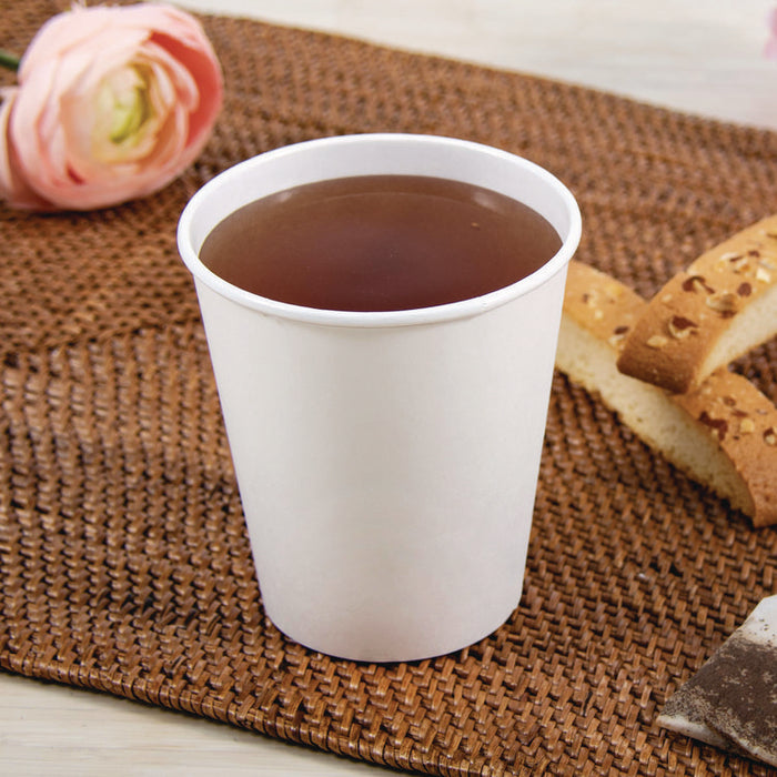 Thermoguard Insulated Paper Hot Cups, 12 oz, White Sustainable Forest Design, 600/Carton