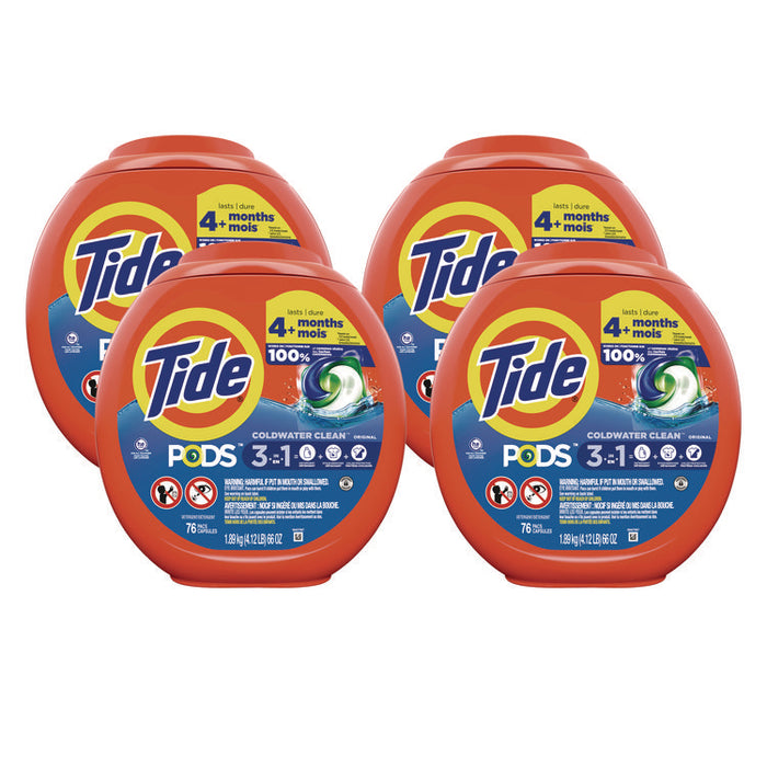 PODS Laundry Detergent, Tide Original Scent, 76 Pods