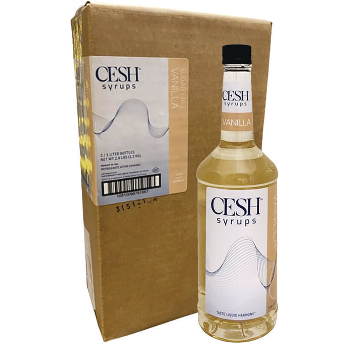 Vanilla Syrup, 33.81 oz Bottle, 2/Carton