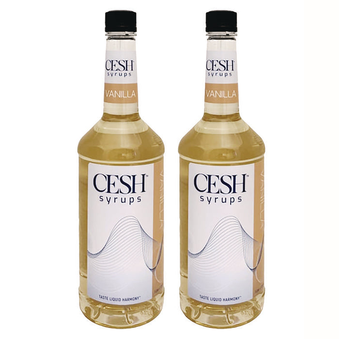 Vanilla Syrup, 33.81 oz Bottle, 2/Carton