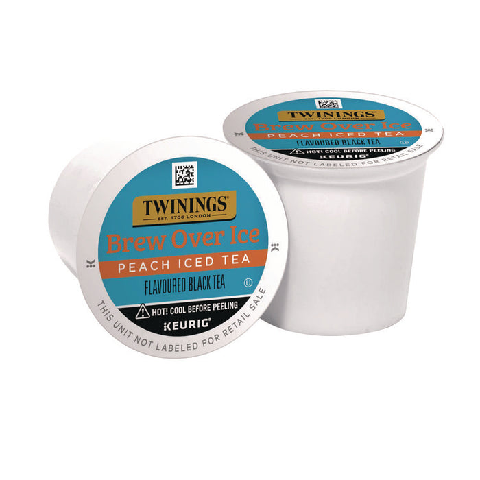 Brew Over Ice K-Cups, Peach, 24/Box