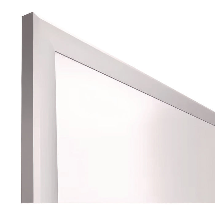 Magnetic Steel Dry Erase Board, 36" x 48", White Surface, Gray/Natural Aluminum Frame