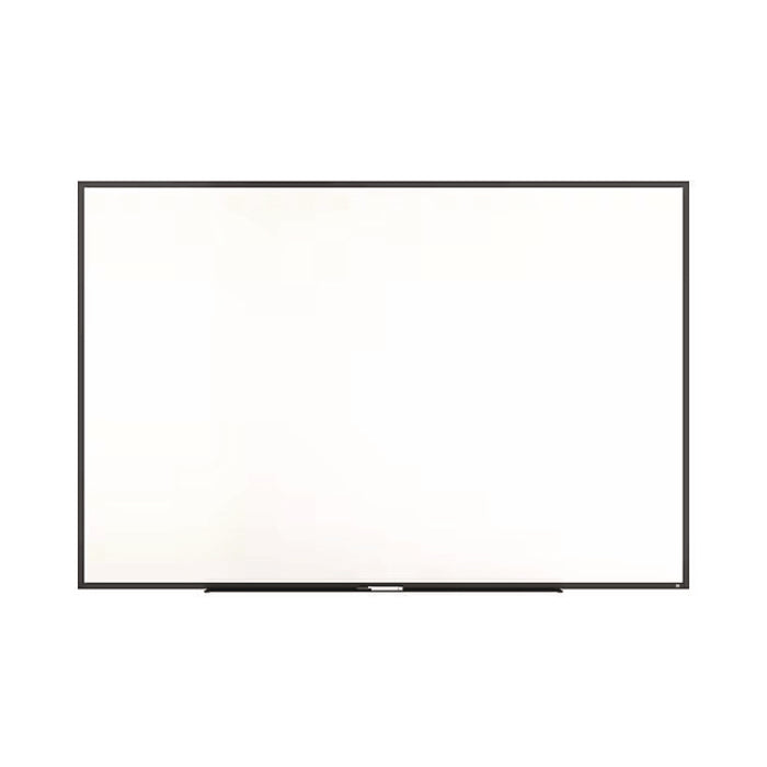 Melamine Dry Erase Board, 72" x 48", White Surface, Black Aluminum Frame