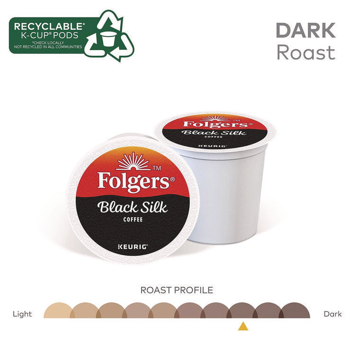 Gourmet Selections Black Silk Coffee K-Cups, 24/Box
