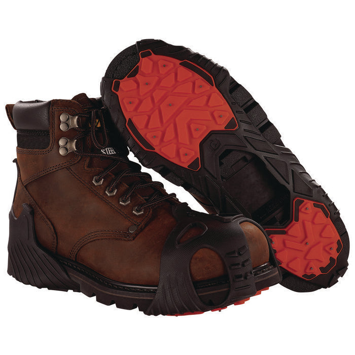 TREX 6306 Ice Traction Cleats, Large, Black, Pair