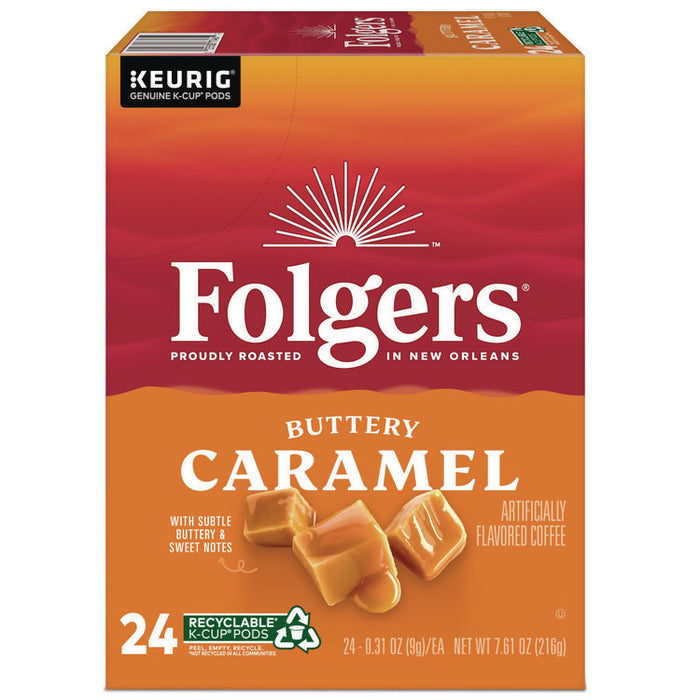 Buttery Caramel Coffee K-Cups, 24/Box