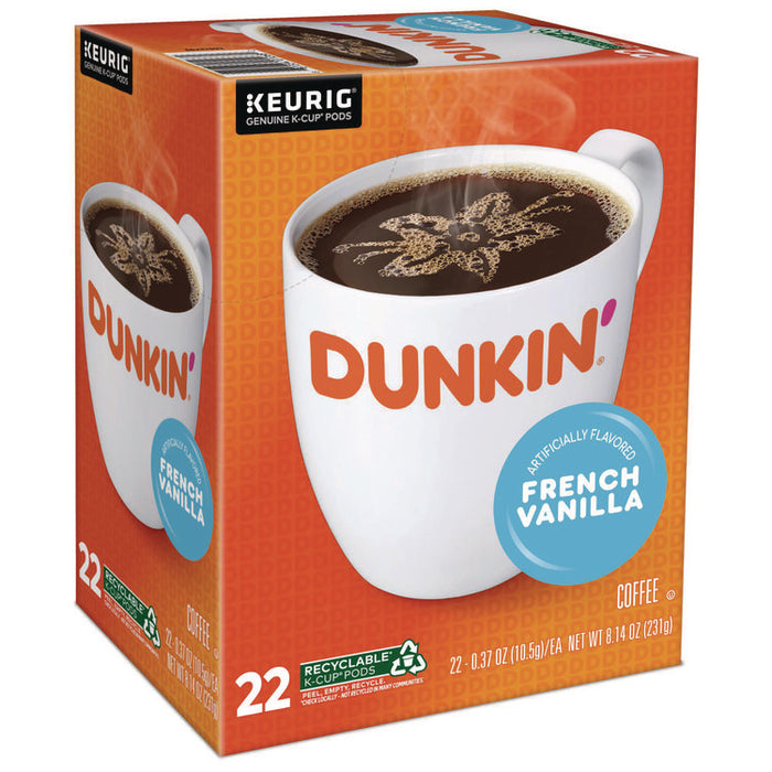 K-Cup Pods, French Vanilla, 22 Pods/Box
