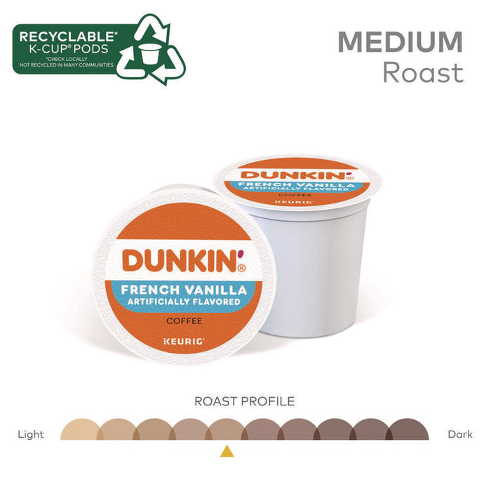 K-Cup Pods, French Vanilla, 22 Pods/Box