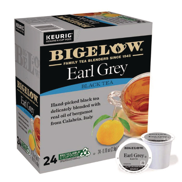 Earl Grey Tea K-Cup Pack, 24/Box, 4 Box/Carton