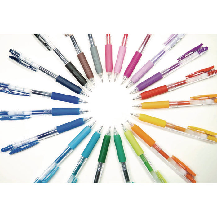 Sarasa Clip Gel Pen, Retractable, Fine 0.5 mm, Assorted Ink and Barrel Colors, 20/Pack