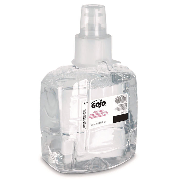 Clear and Mild Foam Handwash Refill, For LTX-12 Dispenser, Fragrance-Free, 1,200 mL