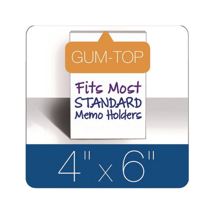 Second Nature Recycled Unruled Memo Pads, Unruled, (100) White 4 x 6 Sheets, 12/Pack