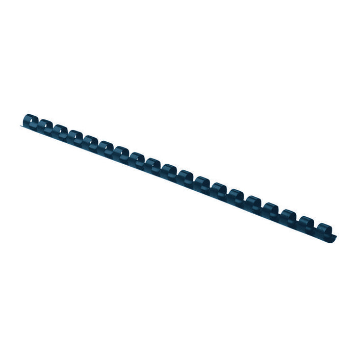 Plastic Comb Bindings for 11 x 8.5 Documents, 19 Rings, 0.75" (150-Sheet) Capacity, Navy Blue, 100/Pack