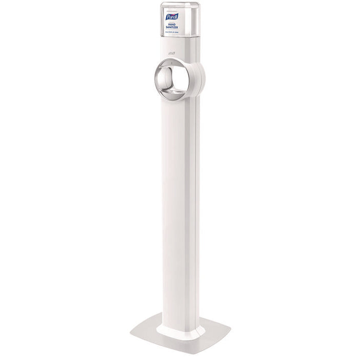 FS6 Touch-Free Floor Stand Dispenser, 1,200 mL, 12.5 x 11.3 x 38.5, White