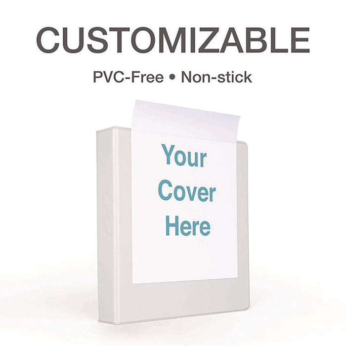 Premier Easy Open ClearVue Locking Slant-D Ring Binder, 3 Rings, 1" Capacity, 11 x 8.5, White