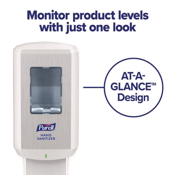 CS8 Hand Sanitizer Dispenser, 1,200 mL, 5.79 x 3.93 x 15.64, White