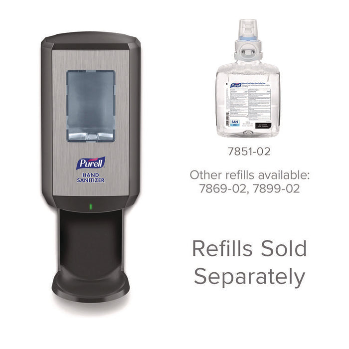 CS8 Hand Sanitizer Dispenser, 1,200 mL, 5.79 x 3.93 x 15.64, Graphite