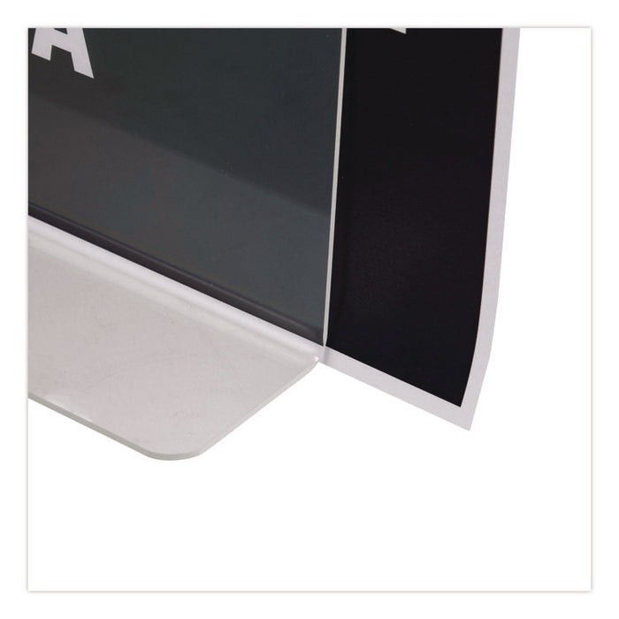 Acrylic Sign Holder, 8.5" x 11", Clear
