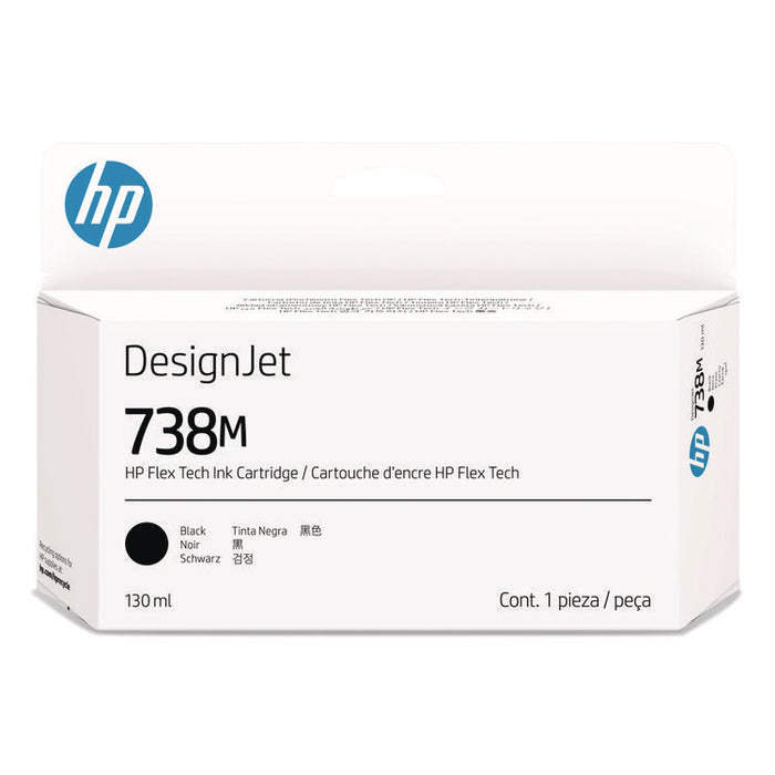 HP 738M (A24VLACT) Black Original DesignJet Ink Cartridge, 20/Carton