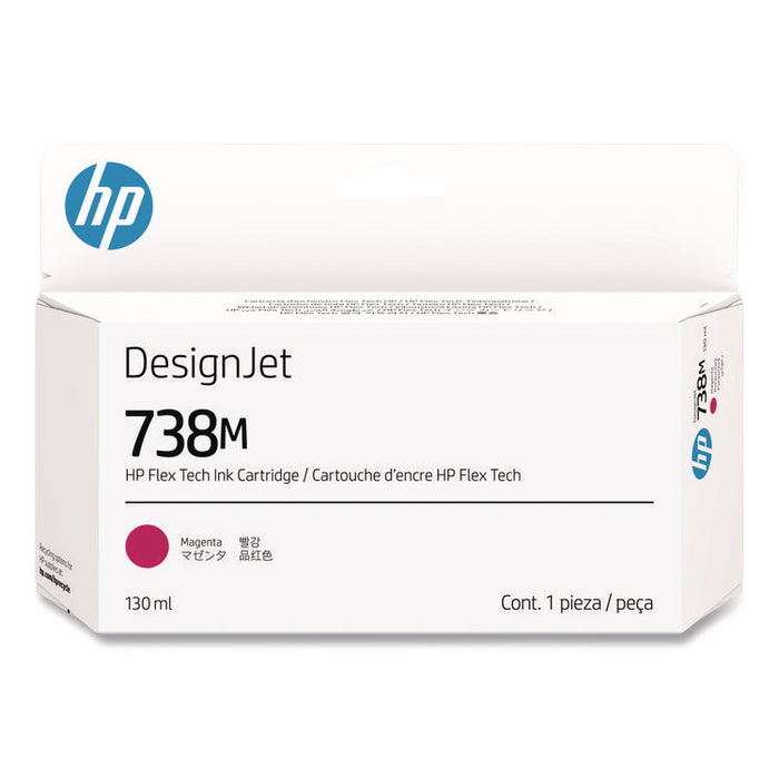 HP 738M (A24VNA) Original Designjet Ink Cartridge, Magenta