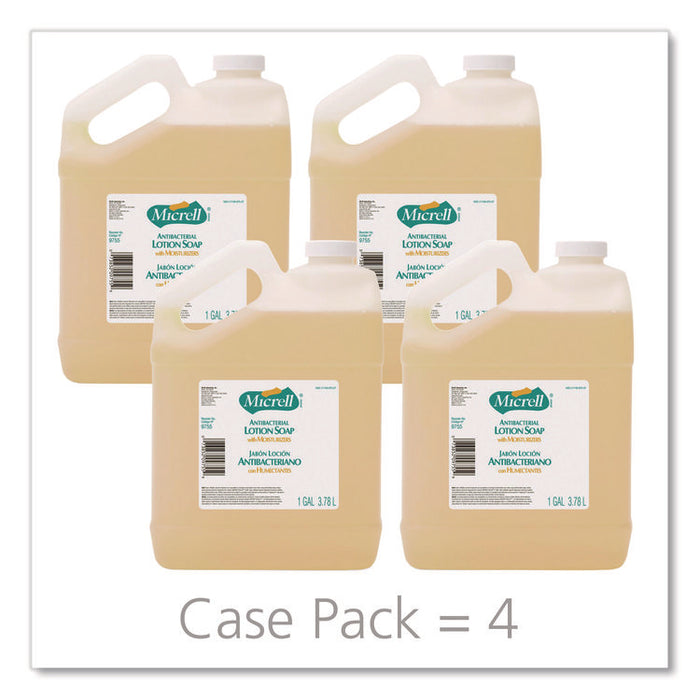 Antibacterial Lotion Soap, Light Scent, 1 gal, 4/Carton