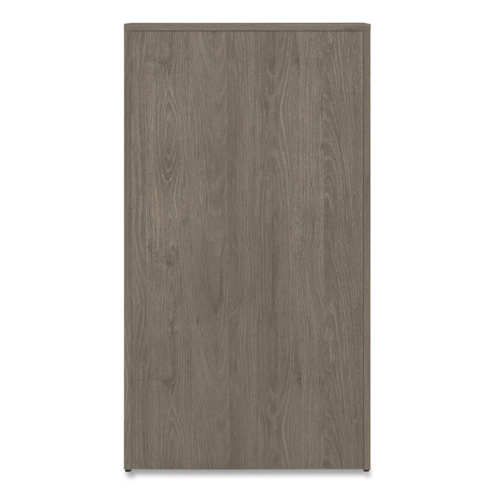 Alera Seville Bookcase, Five-Shelf, 36w x 14d x 65h, Walnut