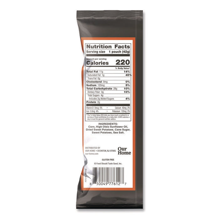 Tortilla Chips, Sweet Potato with Sea Salt, 1.5 oz., 24/Carton