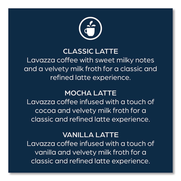 Latte Merchandiser Kit, Classic/Mocha/Vanilla Freshpacks, 54/Carton