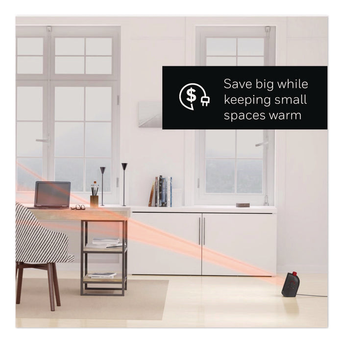 UberHeat 5 Ceramic Heater, 1,500 W, 4.5 x 4.5 x 8.86, Black