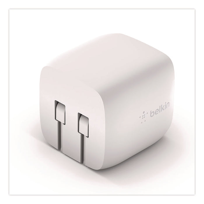 BOOST CHARGE USB-C PD 3.0 PPS Wall Charger + USB-C to Lightning Cable, White