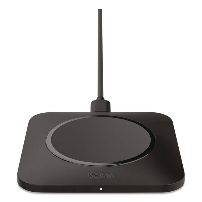 BOOST CHARGE Pro Universal Easy Align Wireless Charging Pad, Qi Wireless Charging, 15 W, Black