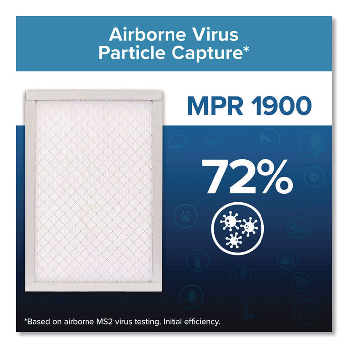 Premium Allergen, Bacteria and Virus Air Filter, MERV 13, MPR 1900, 12 x 12, 4/Carton
