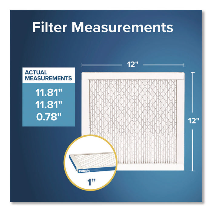 Premium Allergen, Bacteria and Virus Air Filter, MERV 13, MPR 1900, 12 x 12, 4/Carton