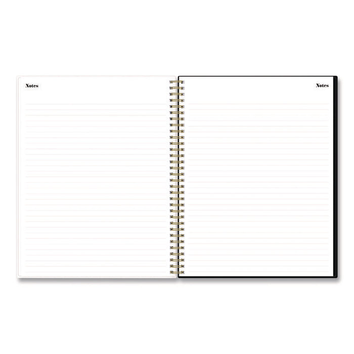 Dark Gray Gale Weekly/Monthly Lesson Planner, 9 Classes, Tropical Artwork, Gray/Mint Cover, 11 x 8.5 Sheets, 12-Month Span