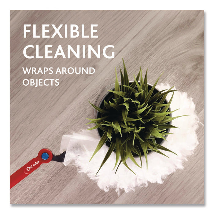 Flex and Catch Duster Heavy-Duty Refills, Polyester, White, 5/Pack, 4 Packs/Carton