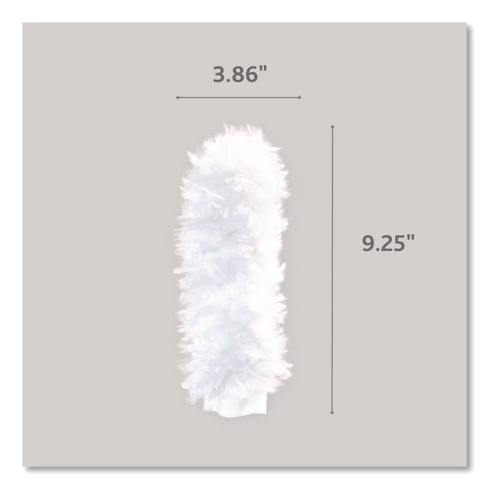 Flex and Catch Duster Heavy-Duty Refills, Polyester, White, 5/Pack, 4 Packs/Carton