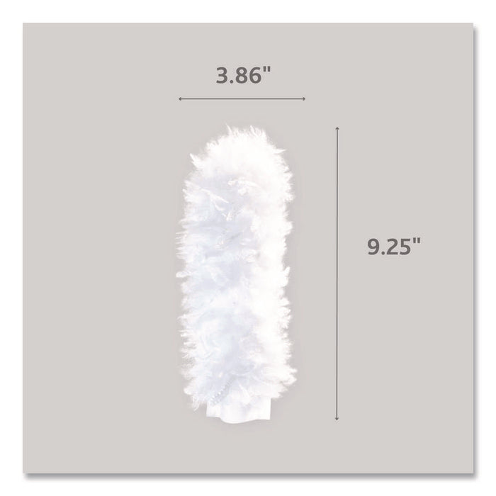 Flex and Catch Duster Heavy-Duty Refills, Polyester, White, 10/Pack, 4 Packs/Carton