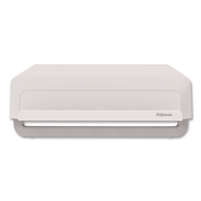 Breyta Monitor Stand, 13.94" x 11.97" x 3.23" to 5.9", White, Supports 33 lb