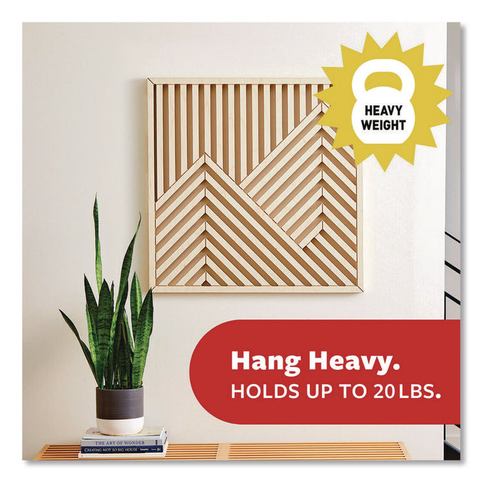Damage-Free Hanging Picture Hanging Strip Pairs, Holds up to 5 lb, 8/Pack