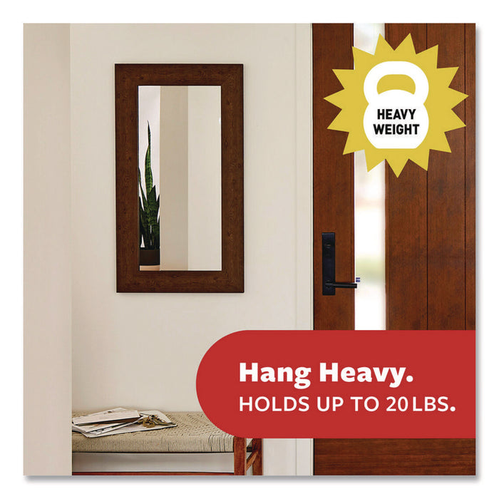 Damage-Free Hanging Picture Hanging Strip Pairs, Holds up to 5 lb, 8/Pack