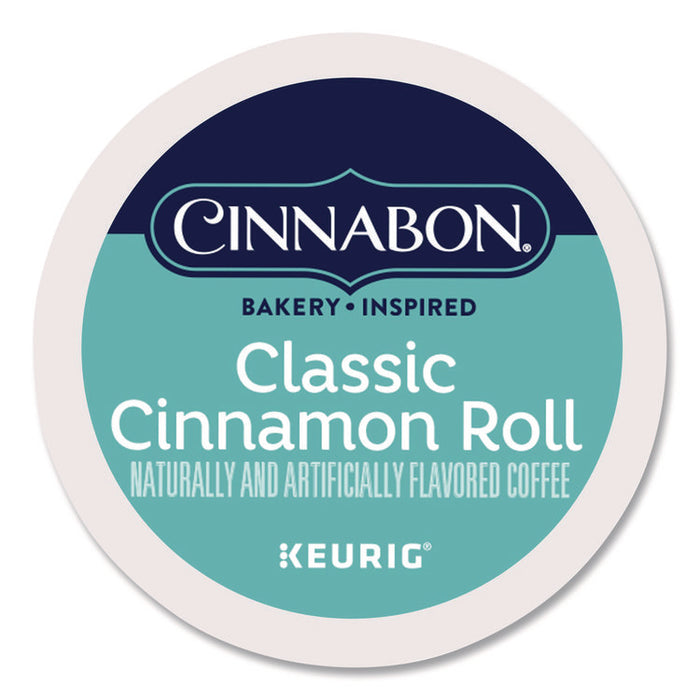 Cinnabon Classic Cinnamon Roll Coffee K-Cups, 96/Carton