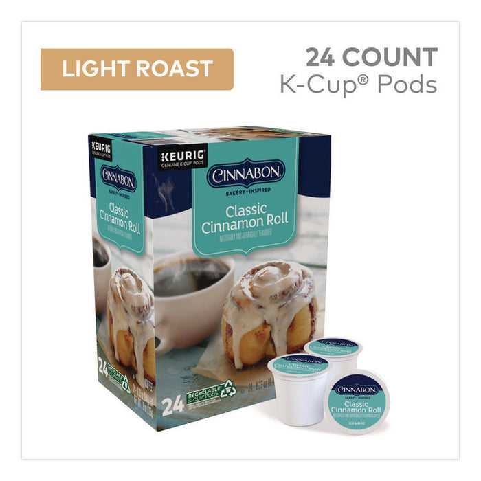Cinnabon Classic Cinnamon Roll Coffee K-Cups, 96/Carton